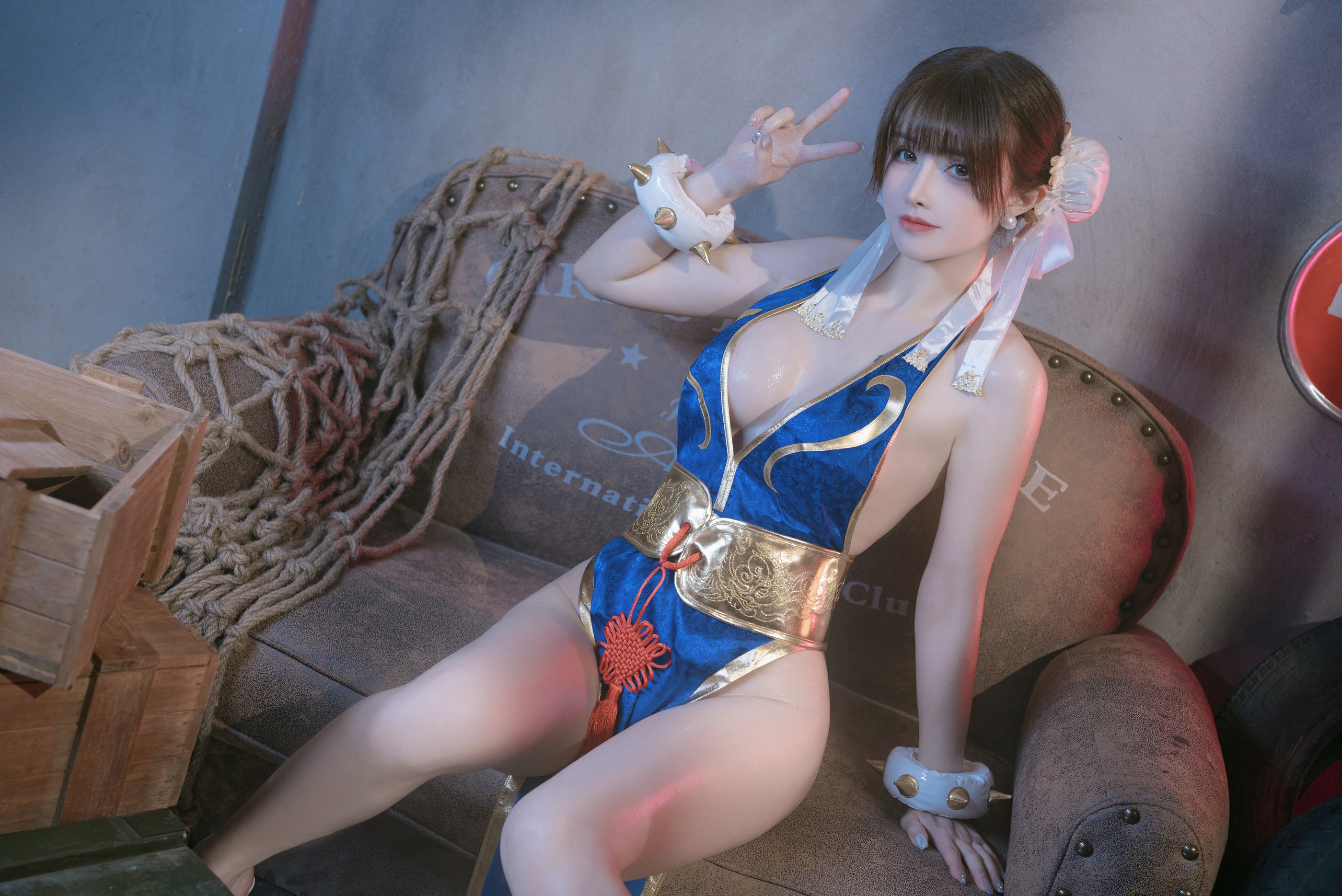 图片[1]-鹿八岁baby – NO.083 春丽的格斗辅导[91P]-XikXak